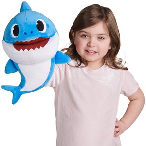 عروسک نمایشی پاپت سخنگو هوشمند ددی شارک آبی Daddy Shark